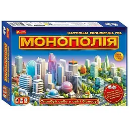 Економічна гра Ranok Creative Монополія 10120186У Різнокольоровий