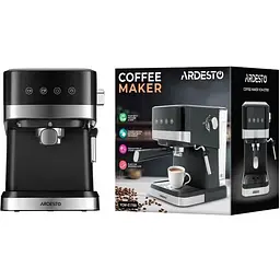Кофеварка Ardesto YCM-E1700, 1050W эспрессо рожковая 1.5 л для 2 чашек