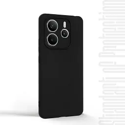 Чохол до мобільного телефона Armorstandart Matte Slim Fit Xiaomi Redmi Note 14 4G Camera cover Black (ARM79723) - мініатюра 2