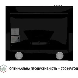Витяжка Perfelli K 6210 BL 700 LED - мініатюра 5