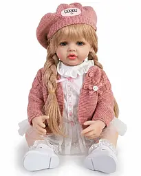 Реалістична Кукла Реборн 55 см повністю вінілова Doll Reborn Baby К0100307