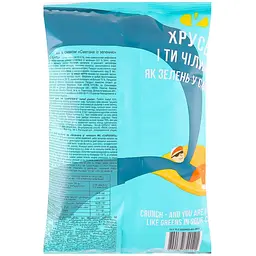 Чипси Chipster's зі смаком сметани та зелені 100 г (608039) - мініатюра 2