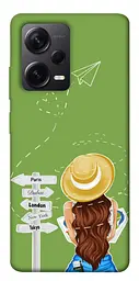 Чохол Demsky Travel girl для Xiaomi Redmi Note 12 Pro+ 5G