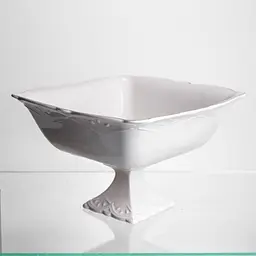 Ваза для фруктов на ножке фарфоровая Pearl 26,5*26,5 см Yiwu 120-YH-HG052 - миниатюра 3