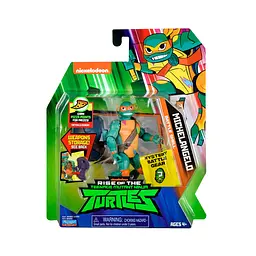 Ігрова фігурка TMNT Еволюція Черепашок-Ніндзя Мікеланджело з бойовим панциром, 12 см (80828) - мініатюра 4