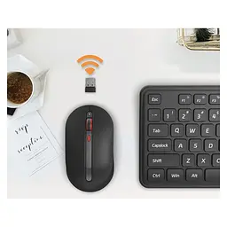 Комплект Xiaomi MiiiW Keyboard and Mouse Combo Gen 3 PB03 Wireless UA Black (MW24PB03 Black) - мініатюра 3