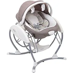 Заколисуючий центр Graco Glider Elite Chevron, бежевий - мініатюра 2