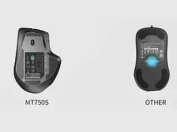 Миша Rapoo MT750S бездротова для ноутбука - мініатюра 5