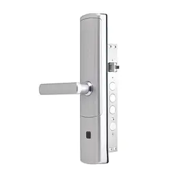 Замок біометричний автономний Trinix TRL-5111BTF Silver Left з Bluetooth, зчитувачем відбитків пальців і карт Mifare (65-00050) - мініатюра 2