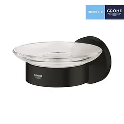Мильниця з тримачем Grohe QuickFix Start 411932430, Чорний - мініатюра 3