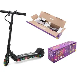 Електросамокат Дитячий SNS Kids 5.5" Black з музикою - мініатюра 3