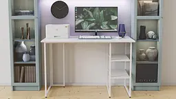 Комп'ютерний стіл Ferrum-decor Кевін 75x120x60 білий ДСП Білий 16мм (FRD-101249) - мініатюра 2