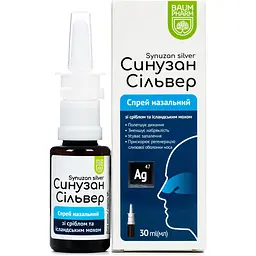 Спрей для носа Baum Pharm Синузан Сільвер 30 мл - мініатюра 2