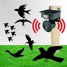 Ультразвуковий відлякувач мишей і комах "Solar Pest Repeller NY 2002", ультразвук для собак, птахів (ST) - мініатюра 3