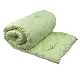 Ковдра двоспальна закрита Arda Bamboo 20349 175х215 см салатова - мініатюра 4