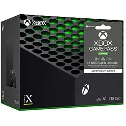 Microsoft Xbox Series X 1Tb + Xbox Game Pass Ultimate (36 місяців)