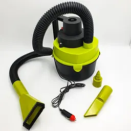 Автомобільний пилосос із функцією насоса 2 в 1 від прикурювача 12В Black Wet & Dry Auto Vacuum Cleaner зелений - мініатюра 5