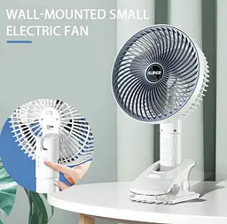 Міні вентилятор Desktop fan ручний з прищіпкою портативний акумуляторний переносний на акумуляторі USB - мініатюра 5
