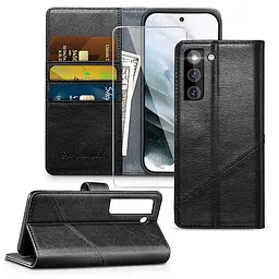 Чохол KRAFTCARE для Samsung S21, шкіряний чохол для Galaxy S21 преміум-класу, фліп-гаманець RFID-блокуючий ударостійкий чохол