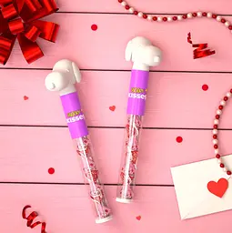 Шоколадні цукерки Hershey's Kisses Milk Chocolate Snoopy and Friends Valentine's Candy 58.9 г - мініатюра 6