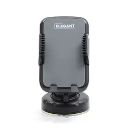 Автоутримувач для телефону ELEGANT із присоском (360°) 55-85мм (150 006) - мініатюра 2
