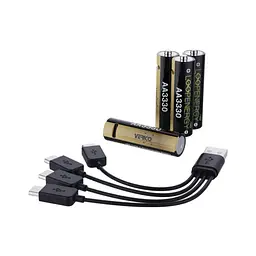 Акумулятор Verico AA USB Type-C 2220mAh/3330mWh-1.5V Li-ion 4шт./уп. (Loop Energy PRO) (1UDBT-A6WEAC-NN) - мініатюра 3