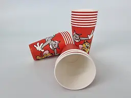 Одноразові паперові стакани з малюнком для кави 340 мл "Tom and Jerry" 50 шт/уп. - мініатюра 6