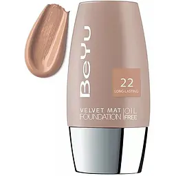 Тональний крем BeYu Velvet з матуючим ефектом відтінок 22 (Soft Silk) 30 мл - мініатюра 2