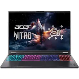 Ігровий ноутбук ACER Nitro 18 AI AN18-61 (NH.QYJEX.001), AMD Ryzen AI 9365 (до 5 ГГц), 18-дюймовий WQXGA-дисплей, 32 ГБ, SSD на 1 ТБ, NVIDIA GeForce RTX 50