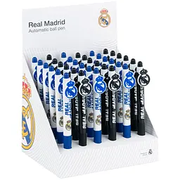 Набір автоматичних кулькових ручок Kite Real Madrid з фігуркою RL синій 36 шт. (RL26-393) - мініатюра 4