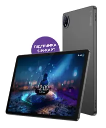 Планшет Sigma Tab A1035 "Max", Dark Grey, 4G, 10.95" (1920x1200, IPS), MediaTek Helio G80 (8 ядер), Mali-G52 MP2, 8Gb, 128Gb, microSD (до 1Tb), 5Mp + 2Mp, WiFi 5, Bluetooth 5.0, 2 x nanoSIM, GPS, Type-C, 6000 mAh, Android 15 - мініатюра 4