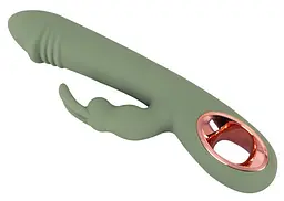 Вібратор-кролик You2Toys Slim Rabbit Olive, 21.4 см (зелений) - мініатюра 10