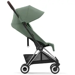 Коляска Cybex Coya Chrome Dark Brown Leaf Green  (522004425) - мініатюра 3
