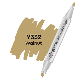 Маркер двосторонній Горіх, Y332, 99IDEAS