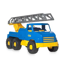 Машинка Tigres City Truck Пожежна синя з жовтим (39397) - мініатюра 2