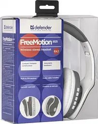 Навушники бездротові Defender Free Motion B525 (Біло-сірі) - мініатюра 5