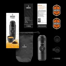 Набір для кави Wacaco Minipresso GR: кавоварка, кошики, резервуар та чохол - мініатюра 6