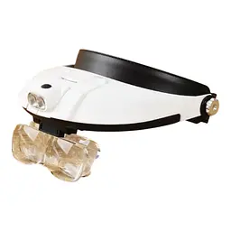 Бінокулярна лупа з Led-підсвіткою Magnifier 81001-G