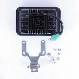 Світлодіодна додаткова LED фара Квадрат 150x90x65 mm / Лінза c ДХО / 75W / ближній Далекий Поворот / 1 шт. - мініатюра 3