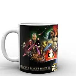 Кухоль GeekLand Зіркові війни Star Wars Герої 6 епізодів SW.002.62 330 мл білий - мініатюра 2