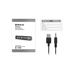 Акустична система REAL-EL S-170 6Вт Black (EL121100013) - мініатюра 8