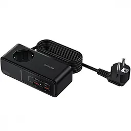 Мережевий фільтр Proove Homester Pro 65W (AC + 2xType-C + 2xUSB) 1.5m black (PSHP25002201) - мініатюра 3