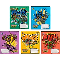 Набір зошитів Kite Tales of the TMNT 18 аркушів в клітинку 20 шт. (NT24-236)