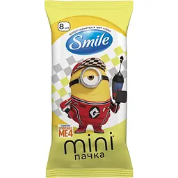 Вологі серветки Smile Ліцензійні герої Міньйони 8 шт. в асортименті - мініатюра 2