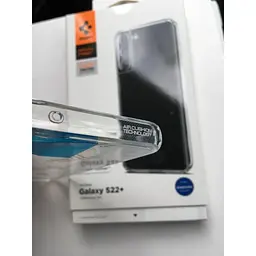 Оригінальний протиударний чохол Spigen Ultra Hybrid для Samsung Galaxy S22 Plus (6.6") Прозорий (ACS03954) - мініатюра 3
