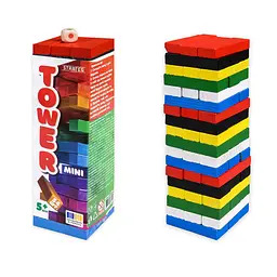Настільна гра Strateg TOWER MINI 31064 Різнокольоровий shop (4823113893699) - мініатюра 2