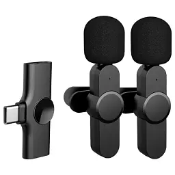 Бездротовий петличний мікрофон для телефона USB TYPE CEP033 - мініатюра 2