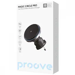 Автомобільний тримач з Бездротовим ЗП Proove Magic Circle Pro 15W - мініатюра 2