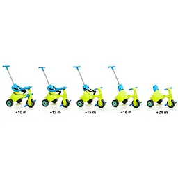 Триколісний велосипед Molto Trike II зелений - мініатюра 4