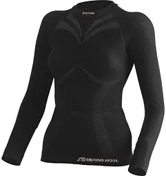 Термофутболка Lasting Watala L/XL Чорний-Сірий - мініатюра 2